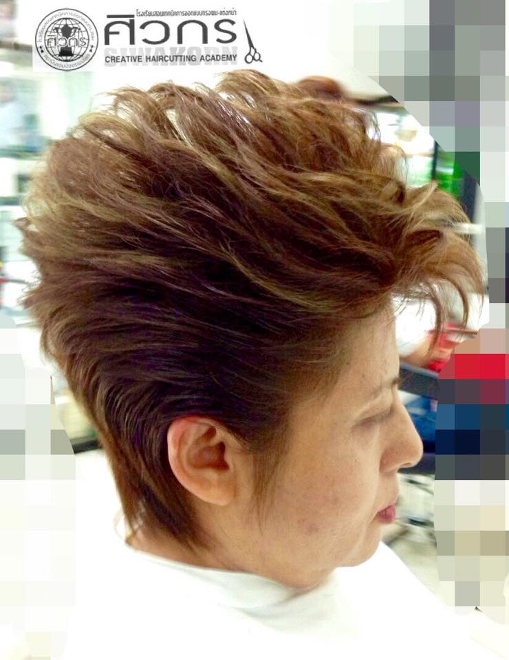 Classic Cut Blowdry On Short Hair